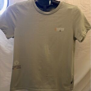 Womens Vans Earth Peace Together We Shine T-shirt Desert Sage Green Medium